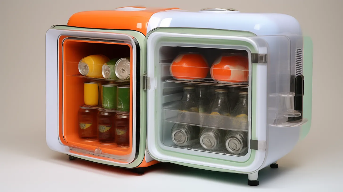 Ecco davanti a te il mini-frigo da 20 litri con funzioni di raffreddamento e riscaldamento.