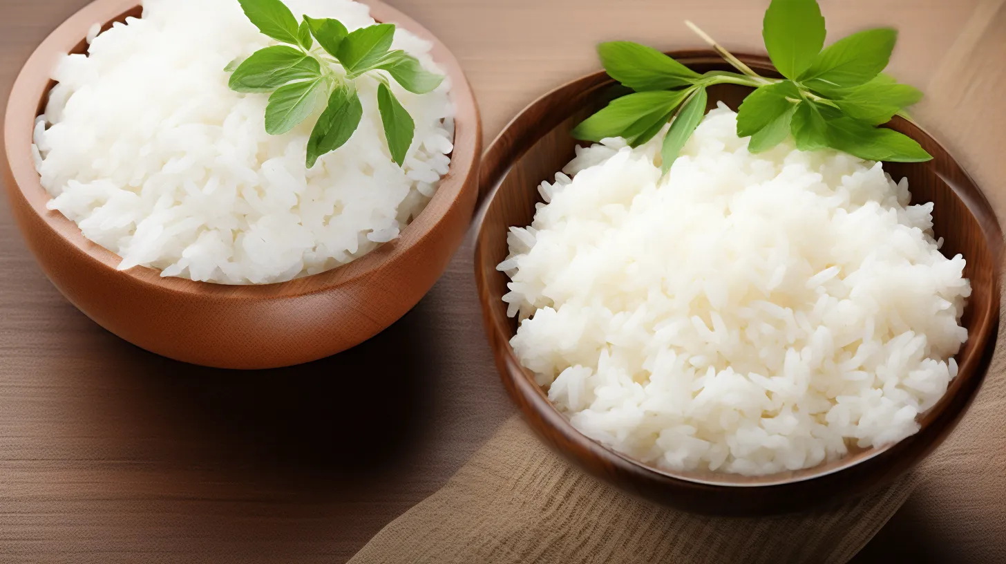  Nella dieta del riso, il consumo di verdure, frutta e proteine è ridotto al