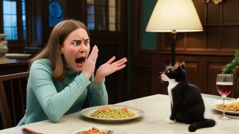 La storia di Woman Yelling at a Cat, il meme virale con la foto della donna