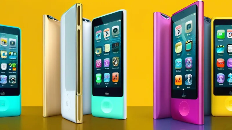 Apple ha presentato i nuovi modelli di iPod colorati, tra cui spicca la versione in oro.