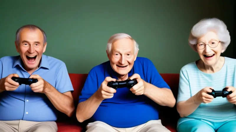 Anche le persone anziane si divertono giocando ai videogiochi: “L’attività ludica ci aiuta a distogliere l’attenzione