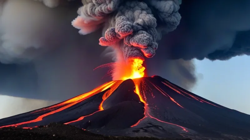 L’Etna riprende a eruttare con violente esplosioni di fontane di lava e flussi di materiale incandescente.