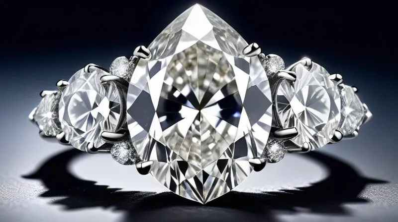 Tuttavia, a differenza di quest'ultima, il diamante ha una struttura compatta in tre dimensioni, conferendogli il