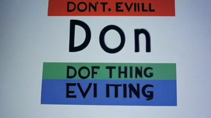 Google cambia il suo famoso motto “Don’t be evil” in “Fate la cosa giusta” dopo essere