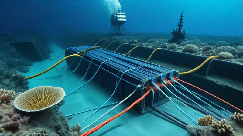 Come Internet viaggia attraverso i cavi posati sul fondo dell’oceano