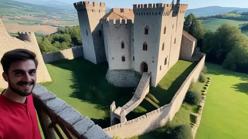 La TikToker italiana condivide la sua esperienza di vita in un affascinante castello medievale