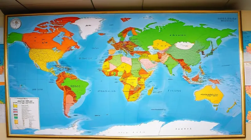 Il significato e l’importanza del planisfero: come diverse nazioni rappresentano il mondo in maniera differente