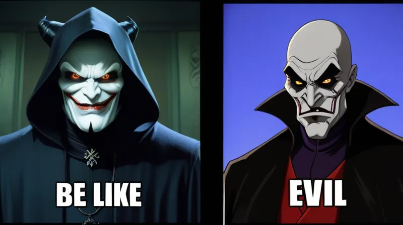 L’origine di “Evil X be like”, il meme che ritrae personaggi famosi in una versione malvagia