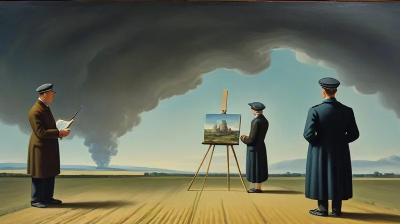 Uno smartphone è visibile in questo dipinto del 1937: una completa analisi della realtà rappresentata nell’immagine.