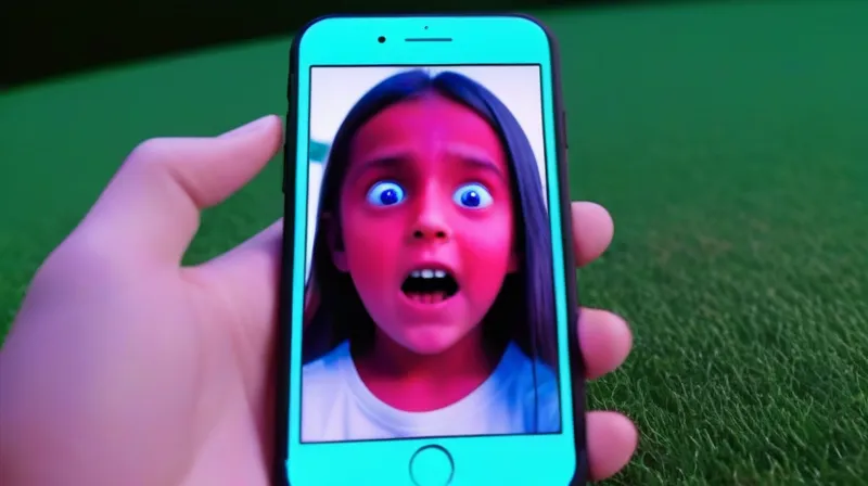 Alcuni genitori spaventano i loro figli utilizzando gli effetti tridimensionali dell’applicazione Snapchat