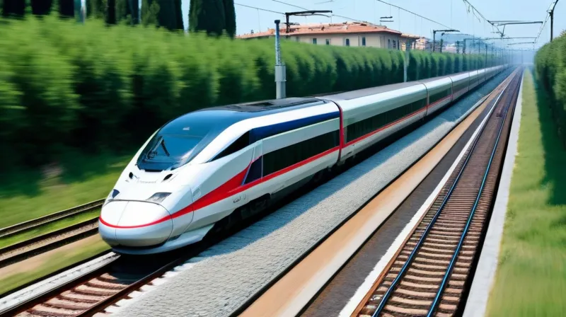 Il treno superveloce può coprire la tratta da Milano a Napoli in un’ora e mezza
