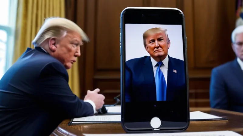 Negli Stati Uniti, chiedi a Siri informazioni su Trump e compare la foto di un pene.